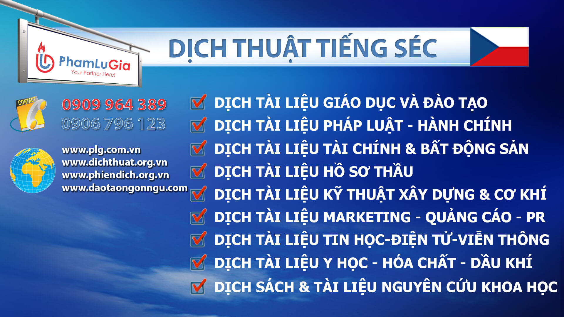 Dịch thuật tiếng Séc chuyên ngành