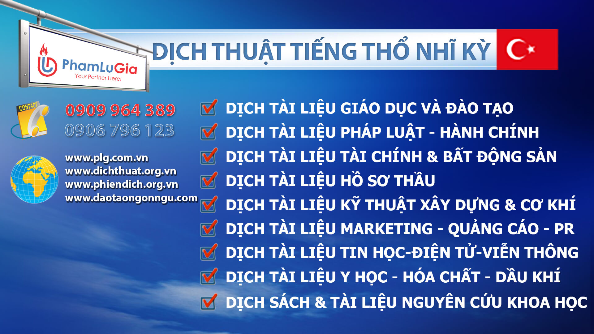 Dịch thuật tiếng Thổ Nhĩ Kỳ chuyên nghiệp