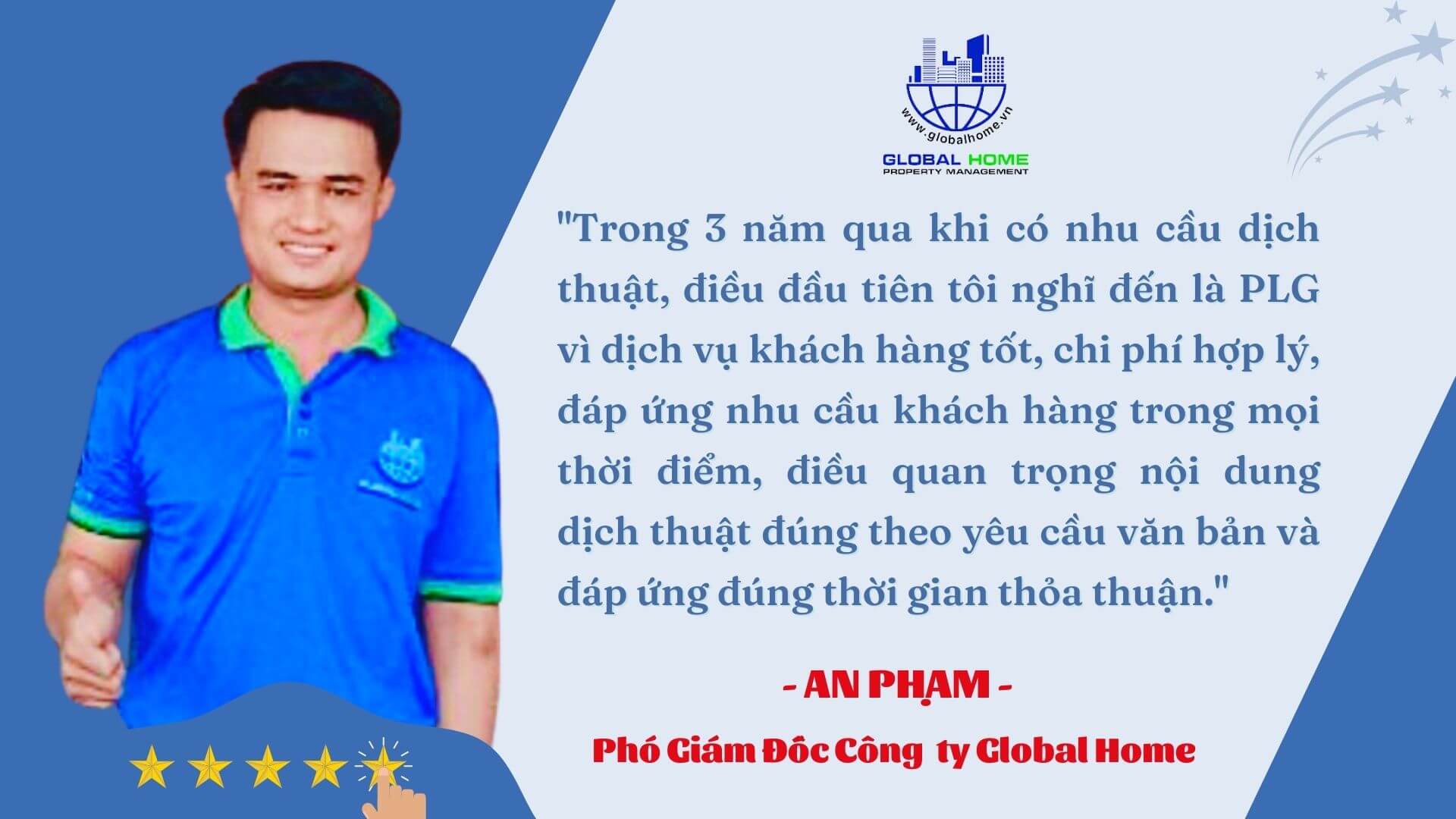 Anh an pham pho giam doc cong ty global home