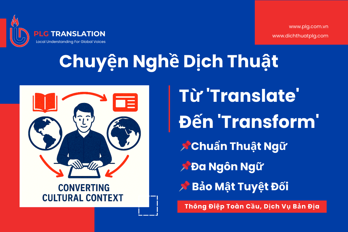 Từ 'Translate' Đến 'Transform' – Câu Chuyện Hậu Trường Nghề Dịch Thuật